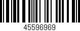 Código de barras (EAN, GTIN, SKU, ISBN): '45596969'