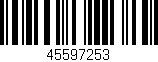 Código de barras (EAN, GTIN, SKU, ISBN): '45597253'