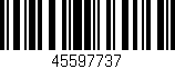 Código de barras (EAN, GTIN, SKU, ISBN): '45597737'