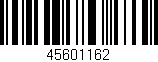 Código de barras (EAN, GTIN, SKU, ISBN): '45601162'