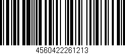 Código de barras (EAN, GTIN, SKU, ISBN): '4560422261213'