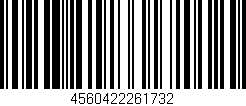 Código de barras (EAN, GTIN, SKU, ISBN): '4560422261732'