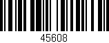 Código de barras (EAN, GTIN, SKU, ISBN): '45608'