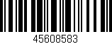Código de barras (EAN, GTIN, SKU, ISBN): '45608583'
