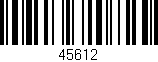 Código de barras (EAN, GTIN, SKU, ISBN): '45612'