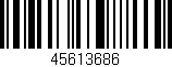 Código de barras (EAN, GTIN, SKU, ISBN): '45613686'
