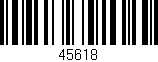 Código de barras (EAN, GTIN, SKU, ISBN): '45618'