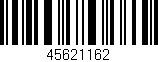 Código de barras (EAN, GTIN, SKU, ISBN): '45621162'