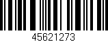 Código de barras (EAN, GTIN, SKU, ISBN): '45621273'