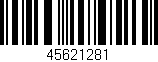Código de barras (EAN, GTIN, SKU, ISBN): '45621281'