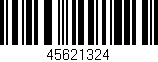 Código de barras (EAN, GTIN, SKU, ISBN): '45621324'