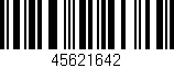 Código de barras (EAN, GTIN, SKU, ISBN): '45621642'