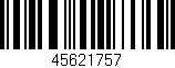 Código de barras (EAN, GTIN, SKU, ISBN): '45621757'