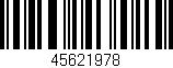Código de barras (EAN, GTIN, SKU, ISBN): '45621978'
