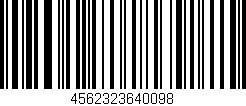 Código de barras (EAN, GTIN, SKU, ISBN): '4562323640098'