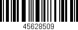 Código de barras (EAN, GTIN, SKU, ISBN): '45628509'