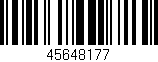 Código de barras (EAN, GTIN, SKU, ISBN): '45648177'