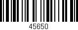 Código de barras (EAN, GTIN, SKU, ISBN): '45650'