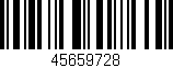 Código de barras (EAN, GTIN, SKU, ISBN): '45659728'