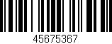 Código de barras (EAN, GTIN, SKU, ISBN): '45675367'
