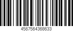 Código de barras (EAN, GTIN, SKU, ISBN): '4567564368633'