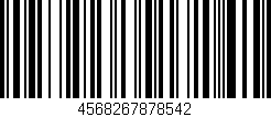 Código de barras (EAN, GTIN, SKU, ISBN): '4568267878542'
