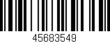 Código de barras (EAN, GTIN, SKU, ISBN): '45683549'