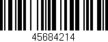Código de barras (EAN, GTIN, SKU, ISBN): '45684214'