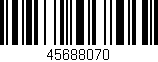 Código de barras (EAN, GTIN, SKU, ISBN): '45688070'