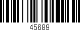 Código de barras (EAN, GTIN, SKU, ISBN): '45689'