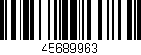 Código de barras (EAN, GTIN, SKU, ISBN): '45689963'