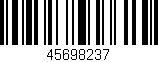 Código de barras (EAN, GTIN, SKU, ISBN): '45698237'