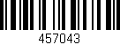 Código de barras (EAN, GTIN, SKU, ISBN): '457043'