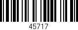 Código de barras (EAN, GTIN, SKU, ISBN): '45717'