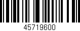 Código de barras (EAN, GTIN, SKU, ISBN): '45719600'