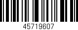 Código de barras (EAN, GTIN, SKU, ISBN): '45719607'