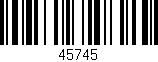 Código de barras (EAN, GTIN, SKU, ISBN): '45745'