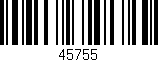 Código de barras (EAN, GTIN, SKU, ISBN): '45755'