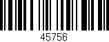 Código de barras (EAN, GTIN, SKU, ISBN): '45756'