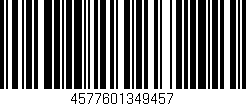 Código de barras (EAN, GTIN, SKU, ISBN): '4577601349457'