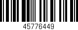 Código de barras (EAN, GTIN, SKU, ISBN): '45776449'