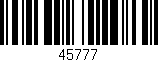 Código de barras (EAN, GTIN, SKU, ISBN): '45777'