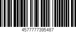 Código de barras (EAN, GTIN, SKU, ISBN): '4577777395487'