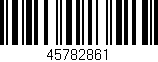Código de barras (EAN, GTIN, SKU, ISBN): '45782861'