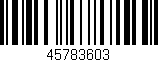 Código de barras (EAN, GTIN, SKU, ISBN): '45783603'