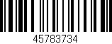 Código de barras (EAN, GTIN, SKU, ISBN): '45783734'