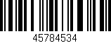 Código de barras (EAN, GTIN, SKU, ISBN): '45784534'