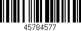 Código de barras (EAN, GTIN, SKU, ISBN): '45784577'