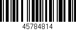 Código de barras (EAN, GTIN, SKU, ISBN): '45784814'