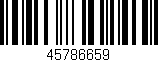 Código de barras (EAN, GTIN, SKU, ISBN): '45786659'